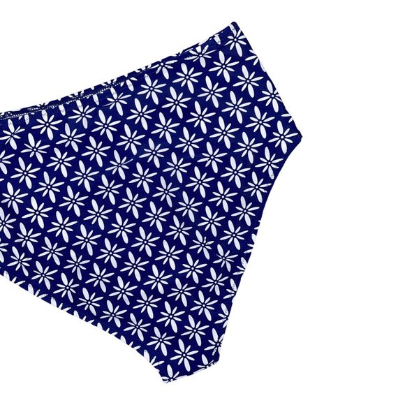 NWT Cupshe High Waist Rise Floral Swimsuit Bikini Tankini Bottoms Womens Large - Picture 6 of 7